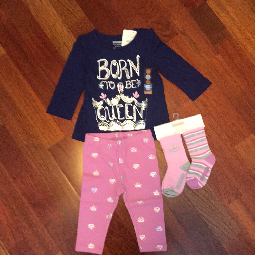 NWT Infant girls complete outfit Gymboree SZ 6-12